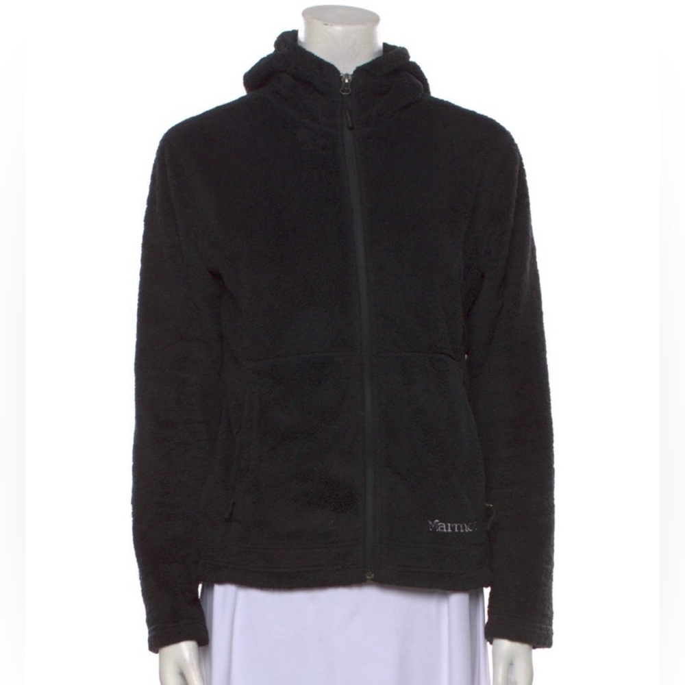 Marmot Women’s Small S Black Mock Neck Hoodie Jacket